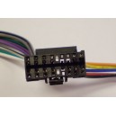 Kabel autorádia JVC  16pin  s ISO