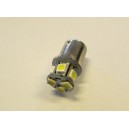 Ba15S bílá, 8LED/3SMD