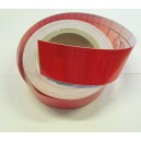 Reflexní paska červená samolepicí, šířka 48mm- 1metr