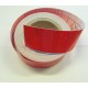 Reflexní paska červená samolepicí, šířka 48mm- 1metr