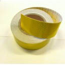 Reflexní paska žlutá samolepicí, šířka 48mm- 1metr
