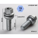 M14x1,5x34 koule R14 pohyblívá, klič 19, výška 62